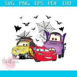 Halloween Cars Png, Cars Character Halloween Png, Halloween Png, Boo Png, Trick Or Treat Png, Spooky Vibes Png, Hallowee