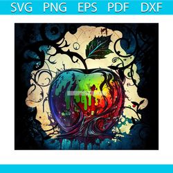 Magical Poison Apple 20oz Skinny Tumbler Sublimation Design Templates, Gothic Tumbler Straight PNG Digital Download