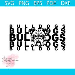 Bulldogs SVG PNG, Bulldogs Face svg, Stacked Bulldogs svg, Bulldogs Mascot svg, Bulldogs Cheer svg, Bulldogs Shirt svg,