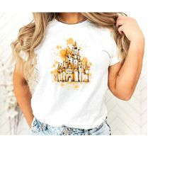Disney Castle Shirt, Disney Watercolor Castle Shirt, Disney Fall Castle Shirt, Disney Halloween Shirt, Magic Kingdom Shi