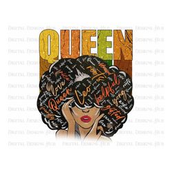 Black Women Png for Shirts, Black Queen Png, Black History Png, Birthday Queen Png, Black Girl Magic, Black Woman Art Su