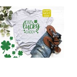 One Lucky Dad Shirt, Lucky Dad Shirt, Saint Patrick's Day Shirt, Lucky Shirt, St Patrick's Day Shirt, Irish Shirt