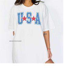Distressed USA Shirt, Womens 4th of July Shirt, Fourth of July Shirt, Patriotic American Shirt, America Shirt, Graphic T