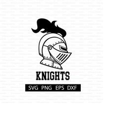 Knights Digital Download | Knights Head Sports PNG | Knights School Mascot SVG for Shirt | Cut File for Cricut | Heat Tr