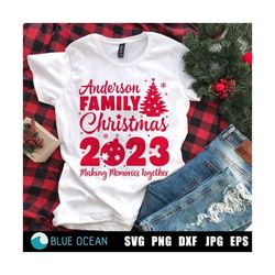 2023 Family Christmas SVG, Custom Christmas Shirt SVG, Christmas Family PNG, Christmas Crew svg