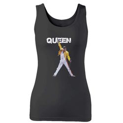Queen Freddie Mercury  Bohemian Rhapsody Art Woman&8217s Tank Top