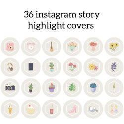 36 Lifestyle Beige Instagram Highlight Icons. Neutral Instagram Highlights Images. Beauty Instagram Highlights Covers