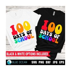 100 days of school SVG, 100 days SVG, 100 days shirt SVG, 100 days of school png