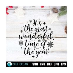 It's the most wonderful time of the year SVG, Christmas SVG,  christmas sign svg, christmas decor svg, christmas svg