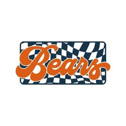 checkered bears svg png, retro bears svg png,bears sublimation, bears mascot svg, bears cut file, go bears svg png, game