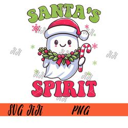 Santa's Spirit PNG, Ghost Santa Christmas PNG, Ghost Winter Xmas PNG