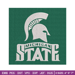 Michigan State Spartans embroidery, Michigan State Spartans embroidery, Football embroidery, NCAA embroidery. (32)