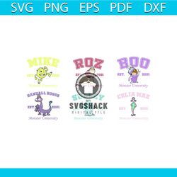 Retro Monsters Svg, Family Vacation Svg, Monsters Company Svg, Magical Kingdom Svg, Monster Shirt Svg, Cute Monsters Svg