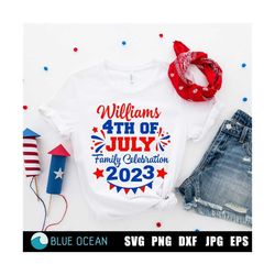 4th of July Family Celebration 2023 SVG, 4th of July 2023 SVG, 4th of July Family shirts,