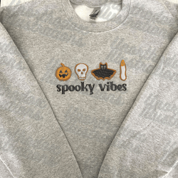 Halloween Spooky Cookie Embroidery Design, Halloween Sugar Cookie Embroidery File, Spooky Boo Embroidery Machine Design