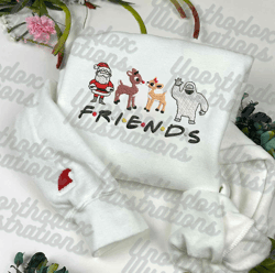 Christmas Embroidery Designs,  Friend Embroidery Designs, Christmas Movies Character Embroidery, Rudolf Red Nose Embroidery