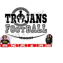 Trojan svg, Trojans svg, Trojans football svg, Trojan football svg, dxf, png, SVG for Cricut or Silhouette,Trojans footb