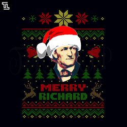 Richard Wagner Merry Richard PNG, Christmas PNG Download