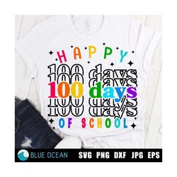 100 days of school SVG, 100 days SVG, 100 days of school PNG, happy 100thh day of school