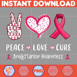 Designs Breast Cancer Groovy Style PNG, Cancer PNG, Cancer Awareness, Pink Ribbon, Breast Cancer, Fight Cancer Quote PNG