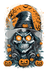 vintage halloween illustration vector t-shirt graphic