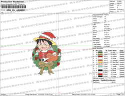 Christmas Embroidery Designs, Anime Embroidery Designs, Inspired Anime Embroidery Designs, Christmas Anime Designs