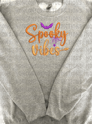 Spooky Vibes Embroidery Design, Stay Spooky Craft Embroidery Design, Spooky Halloween Embroidery File