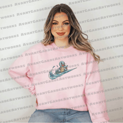 NIKE x Squirtle Embroidery Design, Anime Embroidered Sweatshirt, Latest Anime Embroidered Hoodie, Anime Sweatshirt, Embroidered Anime Gift