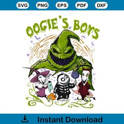 Nightmare Before Xmas Oogies Boys PNG Sublimation File