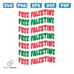 Free Palestine Palestinian Lives Matter SVG File For Cricut