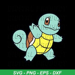 Poke Squirtle Layered SVG Cricut Cut File Silhouette Cameo Instant Digital  Download Squirtle Decal Vector Clipart Sticke