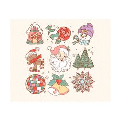 retro trendy christmas png, cute christmas png, pink christmas png for girls, christmas gift png, png design downloads,
