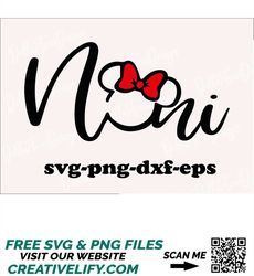 Noni Svg, Instant Digital Download, svg, png, dxf, and eps files included! Gift Idea, Mother's Day, Hand Drawn Heart