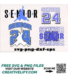 blue Air senior, Class of 2024 SVG, Senior 2024 SVG Bundle, 2024 Senior svg, senior shirt svg, senior year high school s