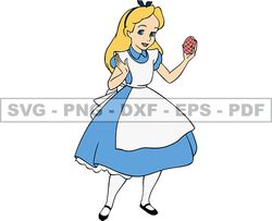 Alice in Wonderland Svg, Alice Svg, Cartoon Customs SVG, EPS, PNG, DXF 127