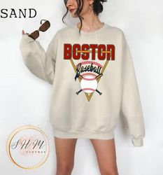 Boston Baseball Shirt, Retro Boston Baseball, Throwback Boston Baseball T-shirt, Boston Shirt, Vintage Boston Shirt, Bas