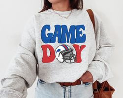 Buffalo Game Day Sweatshirt T-Shirt, Bill Sweatshirt, Vintage Buffalo Football Crewneck