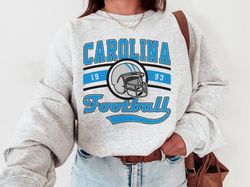 Carolina Football Crewneck, Panthers Sweatshirt, Vintage Carolina Football Crewneck Sweatshirt, Carolina Football T-Shir