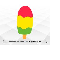 Ice Cream SVG, Summer Svg, Ice Cream Png, Files Clipart, Print Ai and Svg, Png Digital Download, Cricut Cut Files