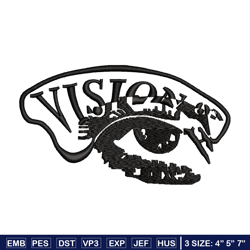 Eye cap vision embroidery design, Eye cap vision embroidery, logo design, Embroidery shirt, logo shirt, Instant download