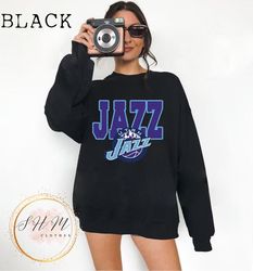 nba utah jazz logo vintage sweatshirt t-shirt, utah basketball sweatshirt, nba all star tee, basketball tee, unisex tshi