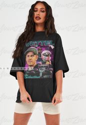 Sebastian Vettel Shirt Driver Racing Championship Formula Racing Tshirt Germany Vintage Design Graphic Tee Sweatshirt Ho