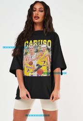 The Caruso Shirt American Professional Basketball Player MVP Tshirt Merchandise Vintage Sport Bootleg Retro 90s Graphic