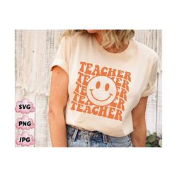 Teacher Svg, Teacher Png, Teacher life Png, Teacher shirt svg, Teacher vibes svg, Teacher Shirt Png, Trendy teacher svg