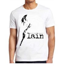 Serial Experiments Lain Japanese Funny Hilarious Witty Funny Meme Gift Tee Cult Movie  T Shirt 879