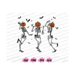 Pumpkin Skeleton Png, Pumpkin Shirt Png, Skeleton Halloween Svg, Dancing Halloween Svg, Skeletons Svg,Dancing Skeleton P