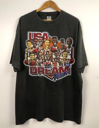 90s Dream Team Usa Basketball Shirt