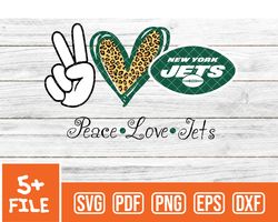 New York Jets Svg , Peace Love  NfL Svg, Team Nfl Svg 25