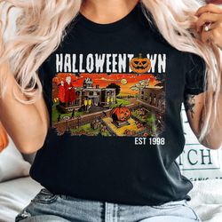Comfort Colors Halloweentown Shirt,Halloween Town Tshirt, Halloween Town Est 1998 Shirt, Pumpkin Halloweentown, Hallowee