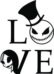 Nightmare Before Christmas SVG, Jack Skellington Svg, Skeleton svg, Jack and Sally svg Cut Files